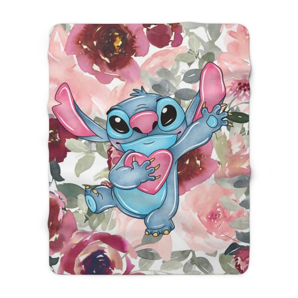 Stitch Flower Soft Blanket